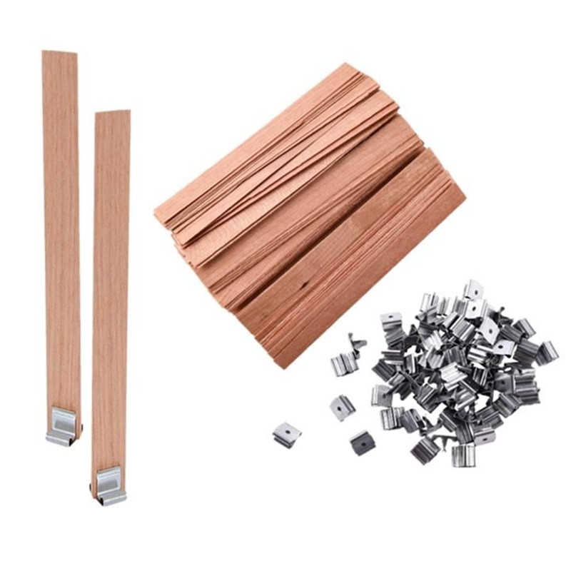 Wood Wick Crackle - 40 Stück Holz kerze Docht Set
