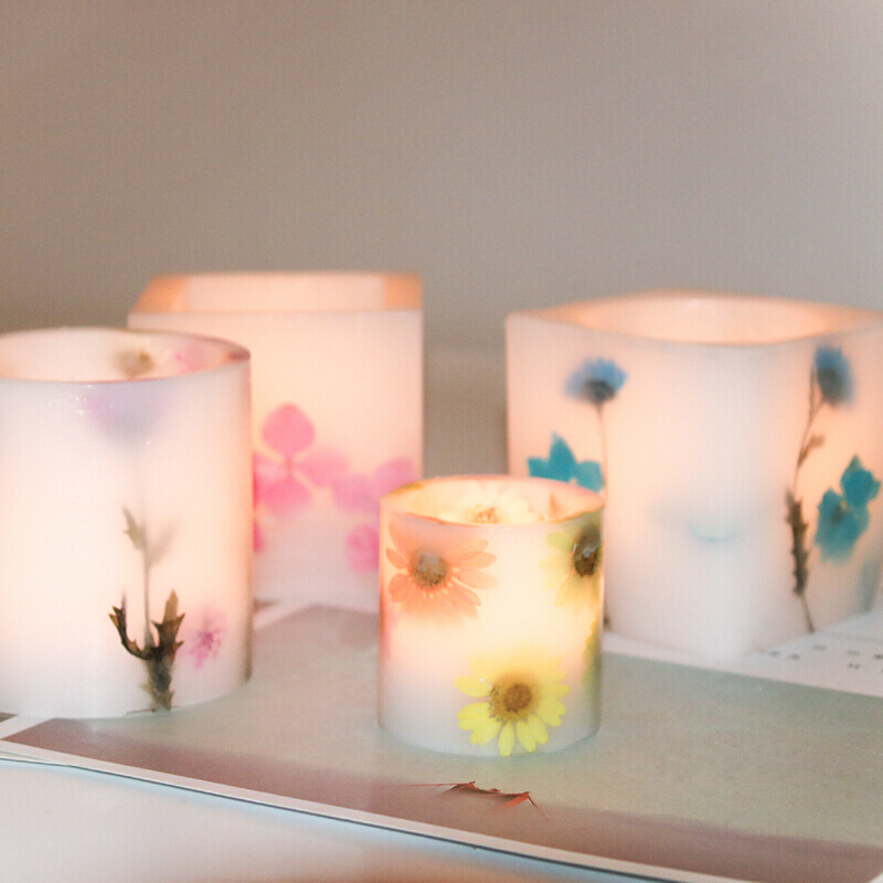 Candle Making Ingredients - Winddichte Wachsbecher, Acrylform, hohler Teelichthalter, duftende