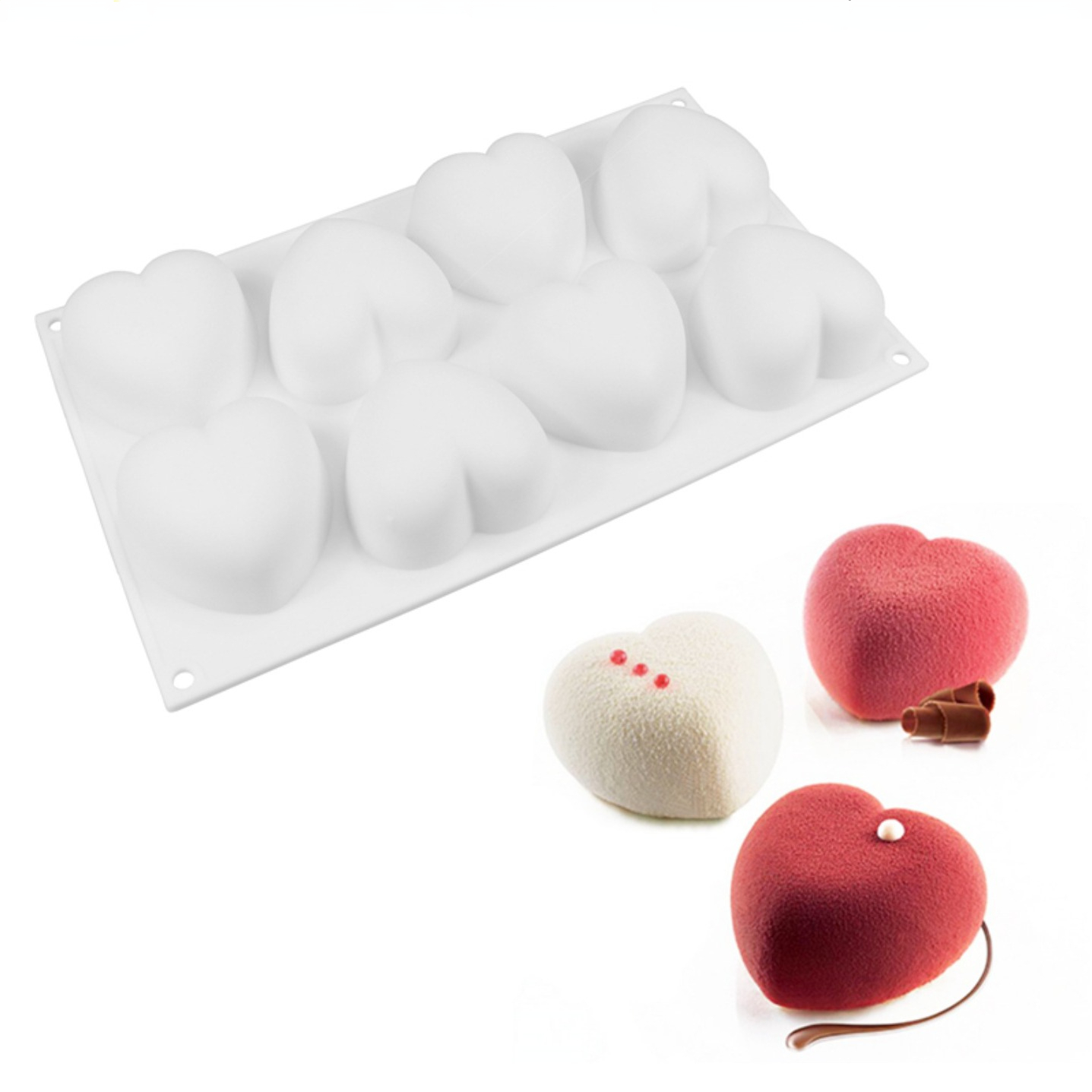 Candle Making Supplies - Liebe Herz Silikon Seife Form Handgemachte