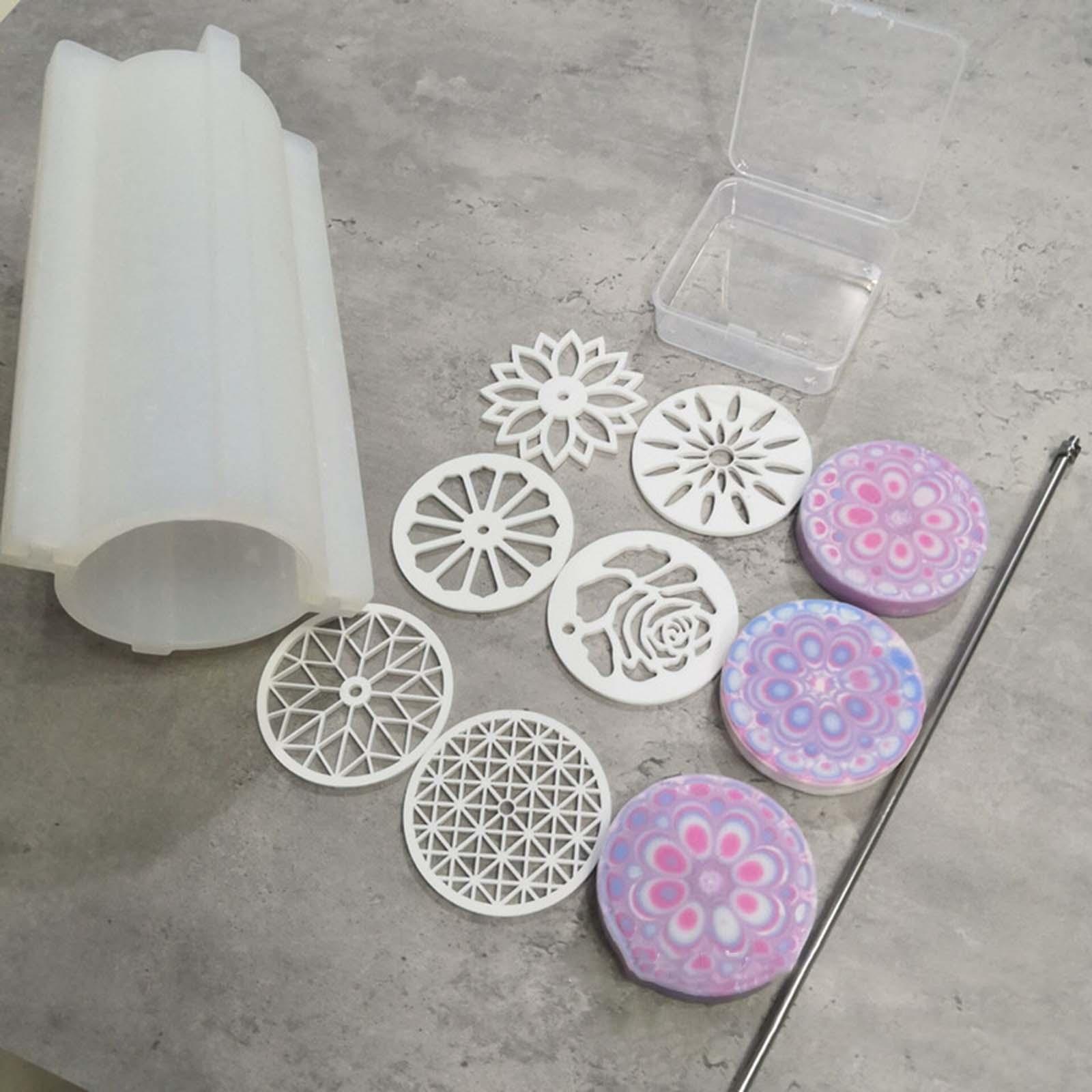 Candle Making Youtube - Kreative Seifenform, handgefertigtes Silikon-Röhrenform-Set für DIY-Handwerk,