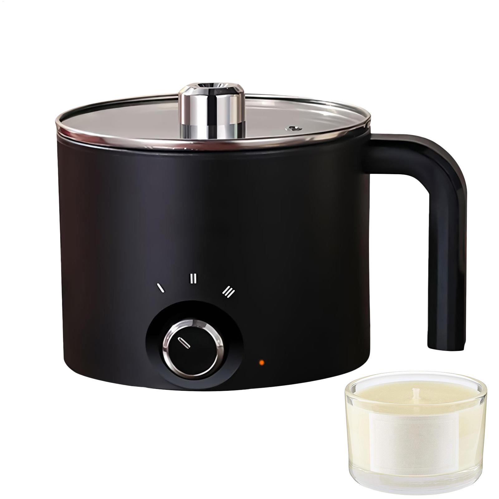 Candle Making Ingredients - Kerzenwachs-Schmelztopf 1,5L Großer Edelstahl Elektrischer Antihaft-Kerzenherstellungstopf