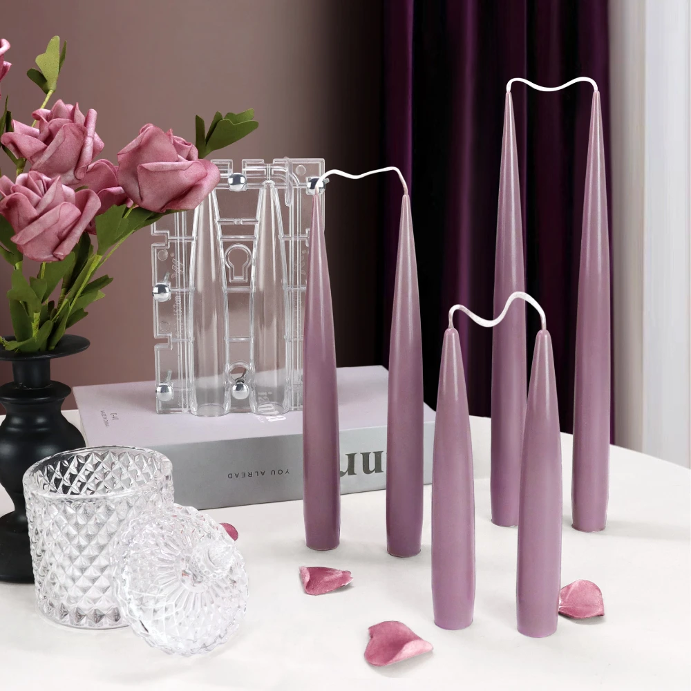 Candle Making Tips - Doppelte spitze Säule Kerze Acrylform verbinden