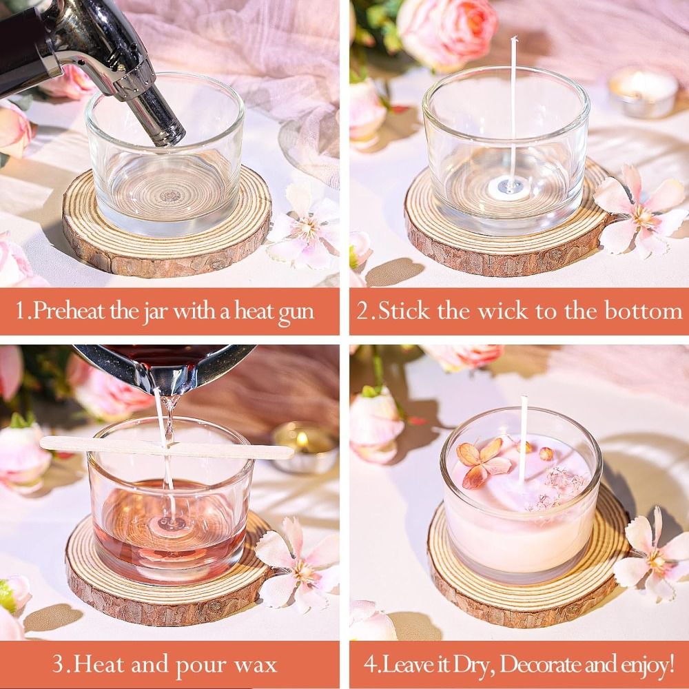 Klarglas Kerzen gläser transpa – Candle Making Glass Bewertung und Preis