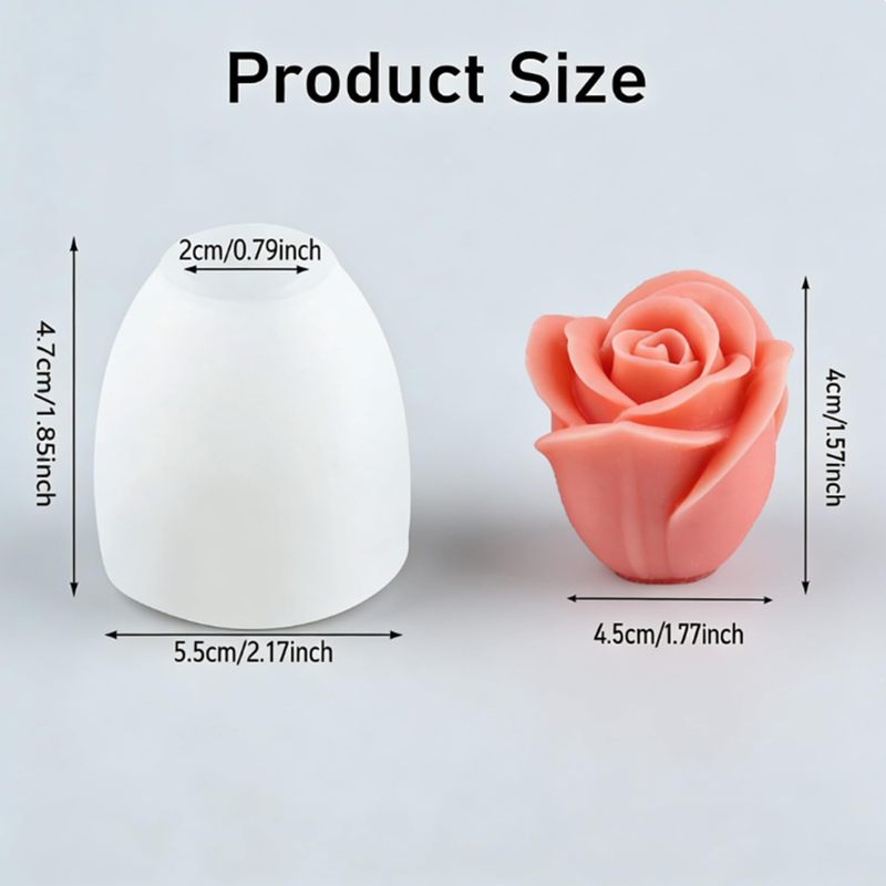 2Only3DRose Silikonform, geeig – Candle Making Process Bewertung und Preis