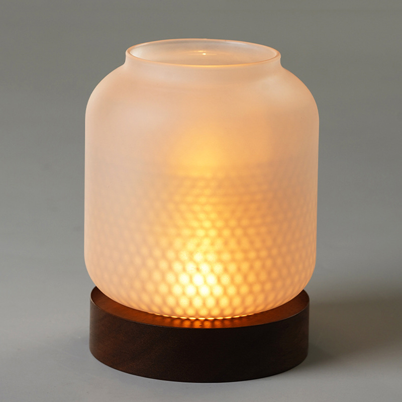 Vintage-Kerzenhalter aus Holz  – Candle Making Glass Bewertung und Preis