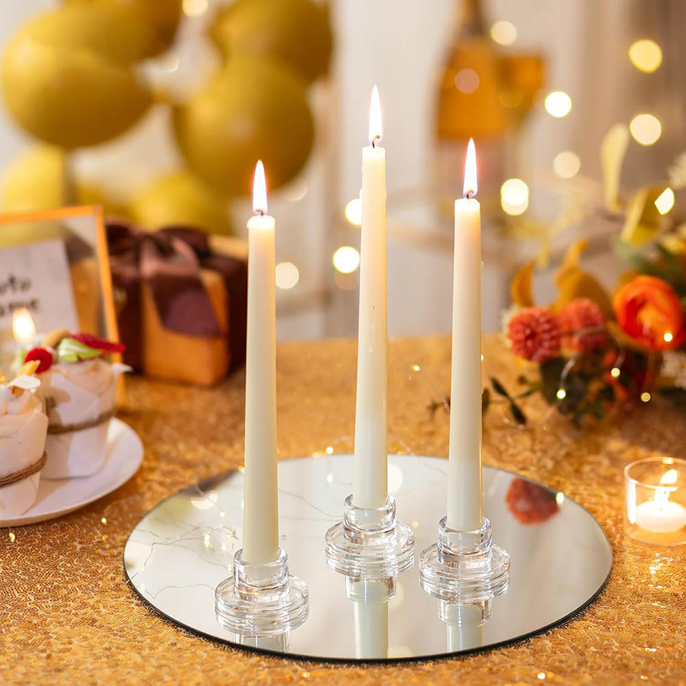Kerzenständer, klarer, kurzer, – Candle Making Glass Bewertung und Preis