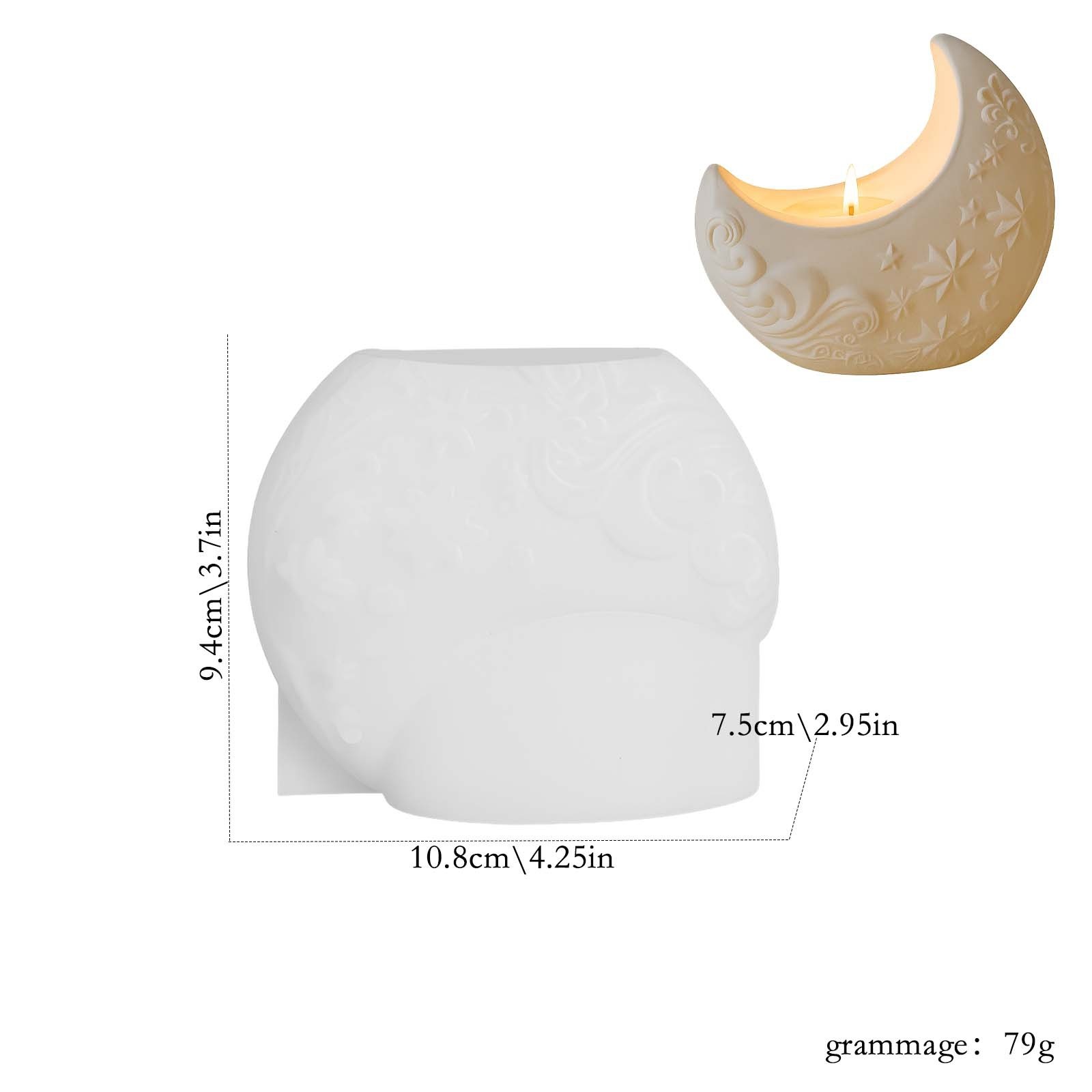 3D Relief Mond Gips-Harzform D – Candle Making Process Bewertung und Preis