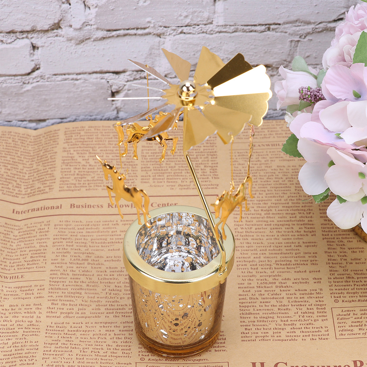 Rotierender Glas-Kerzenhalter, – Candle Making Glass Bewertung und Preis