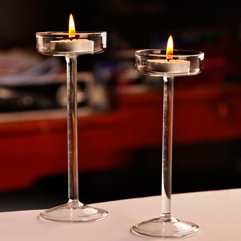 Hohes Glas Kerze Halter Transp – Candle Making Glass Bewertung und Preis