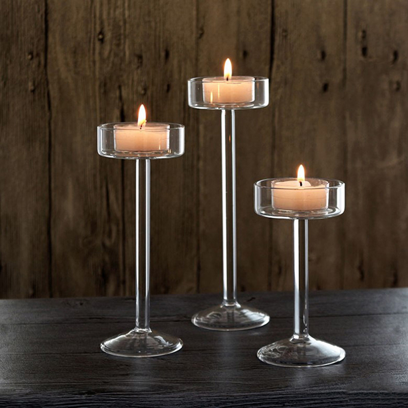 Hohes Glas Kerze Halter Transp – Candle Making Glass Bewertung und Preis