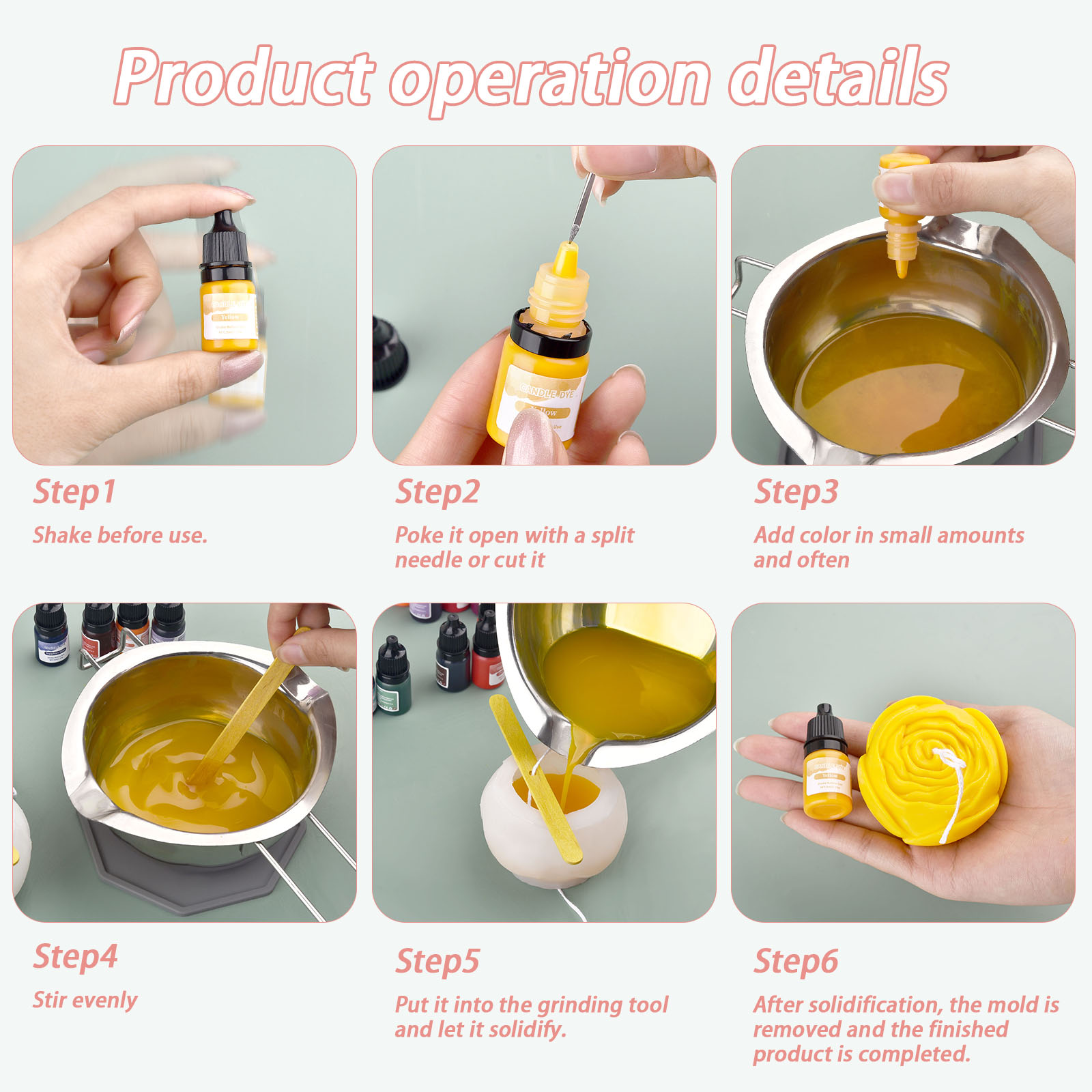 5 ml/Flasche Kerzenwachs Pigme – Candle Making With Beeswax Bewertung und Preis