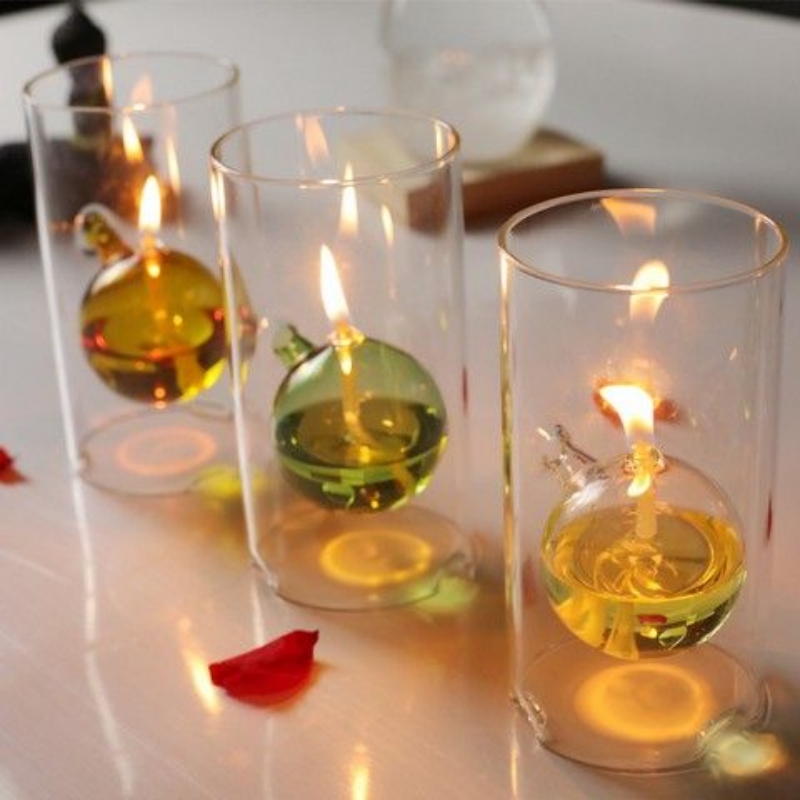 Romantische Glas Öllampe Trans – Candle Making Glass Bewertung und Preis