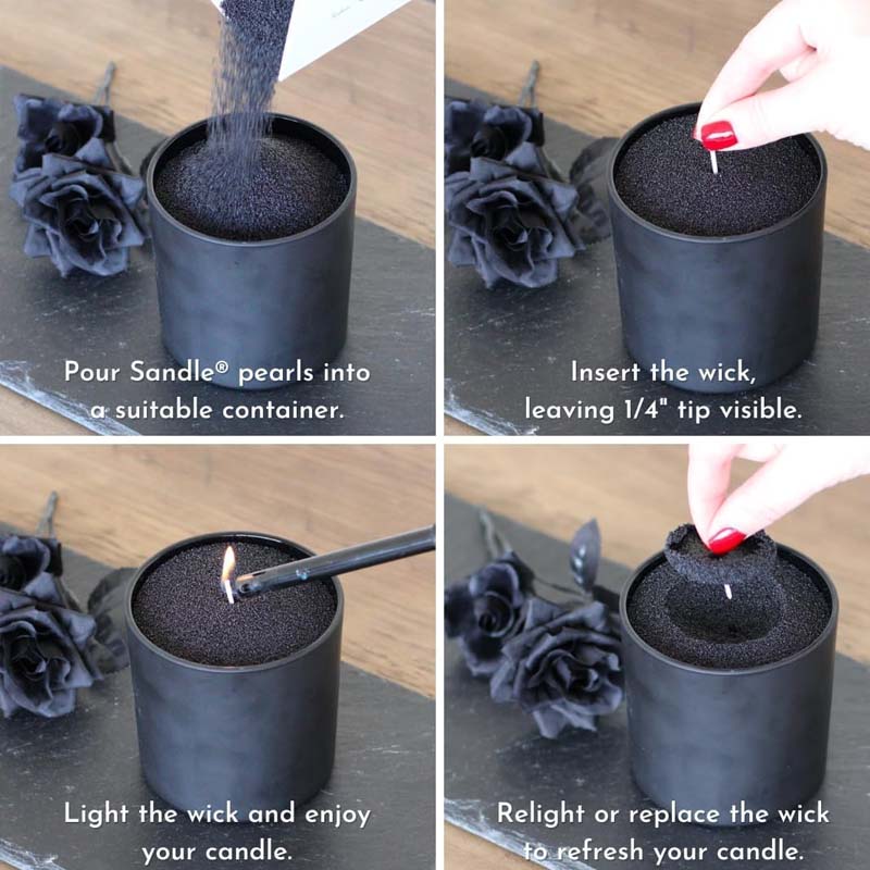 Schwarzer Kerzensand mit Docht – Candle Making With Beeswax Bewertung und Preis