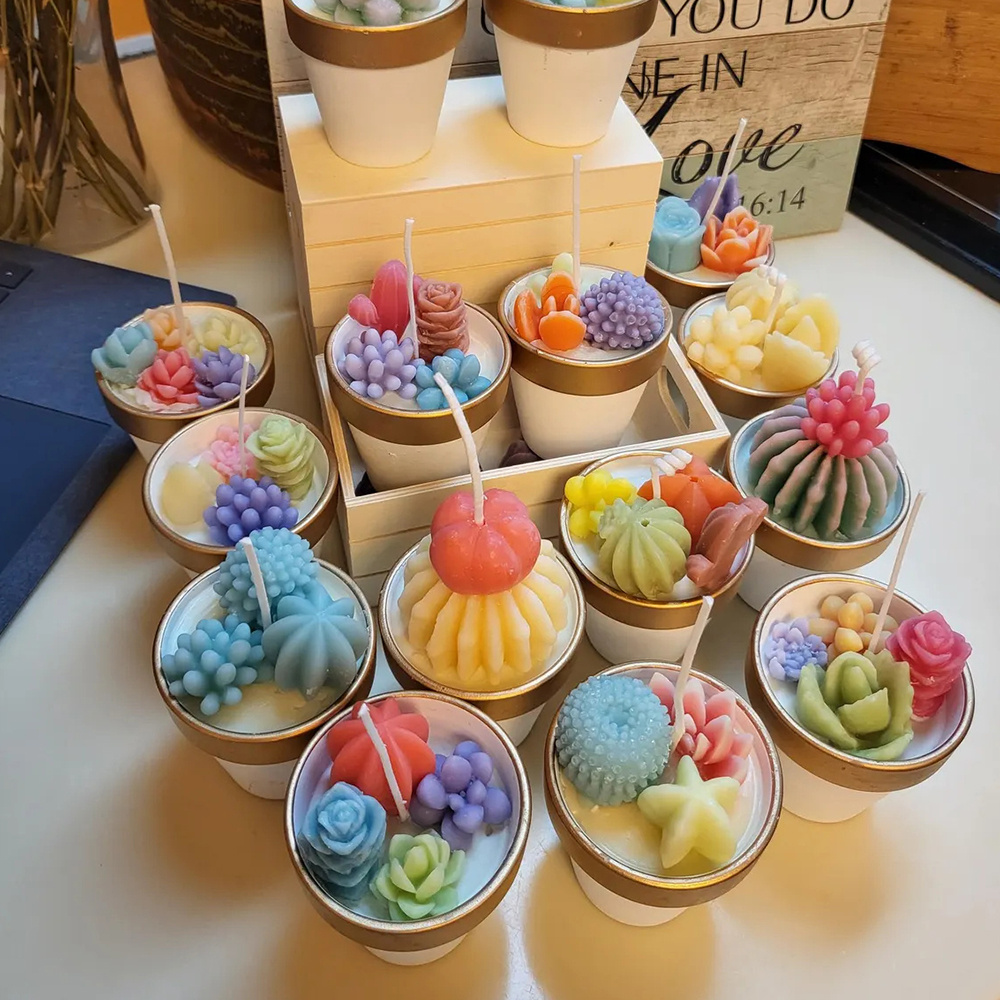 6 Stück saftige Silikon-Kerzen – Candle Making Tips Bewertung und Preis