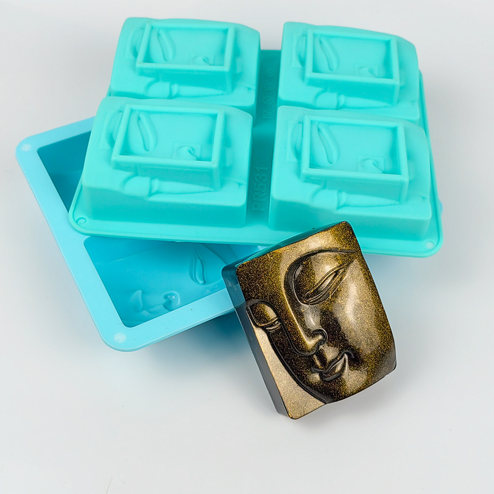 4 Löcher Buddha Porträt Seifen – Candle Making Ingredients Bewertung und Preis