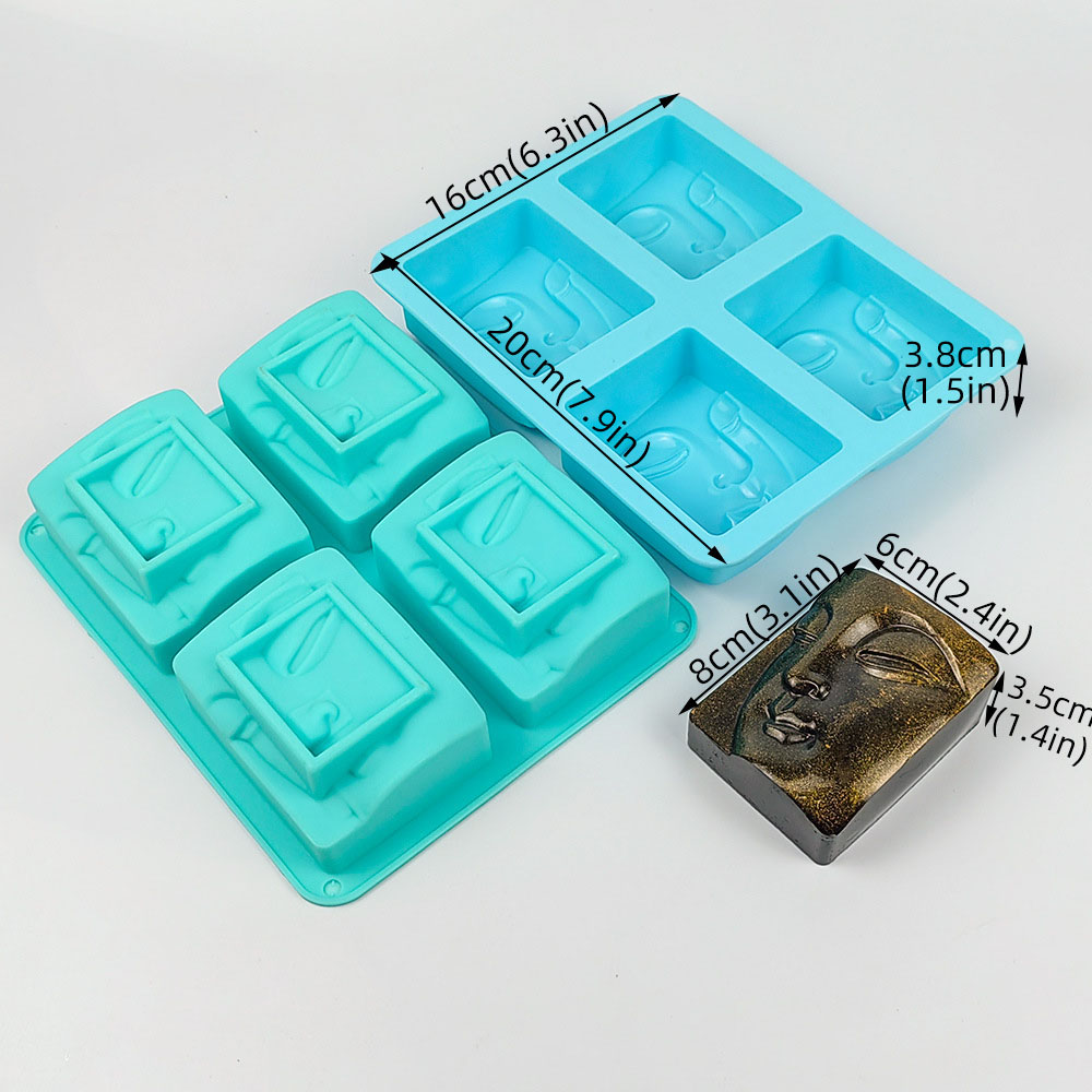 4 Löcher Buddha Porträt Seifen – Candle Making Ingredients Bewertung und Preis